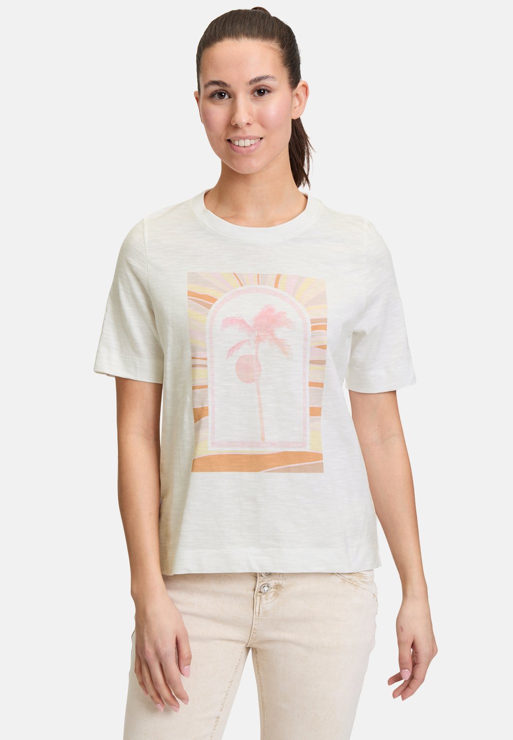 Футболка с принтом MIT RUNDHALSAUSSCHNITT Cartoon, белый
Футболка с принтом MIT RUNDHALSAUSSCHNITT Cartoon, белый