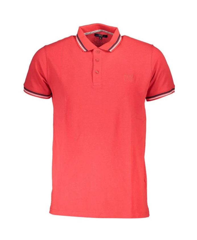 Красная рубашка-поло с контрастными деталями Cavalli Class, красный
Красная рубашка-поло с контрастными деталями Cavalli Class, красный
