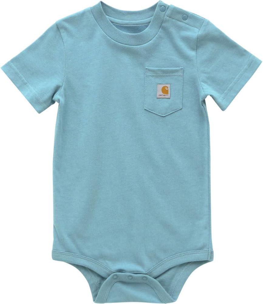 Футболка-боди Carhartt Unisex Baby, с коротким рукавом и карманом, Adriatic Blue
Футболка-боди Carhartt Unisex Baby, с коротким рукавом и карманом, Adriatic Blue