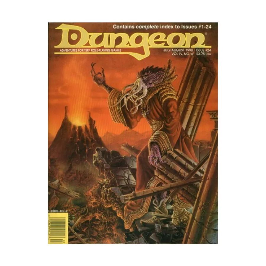 Журнал #24 "2 AD&D & 1 D&D Adventure, Index for Issues #1-24", Dungeon Magazine #01 - #50
Журнал #24 "2 AD&D & 1 D&D Adventure, Index for Issues #1-24", Dungeon Magazine #01 - #50