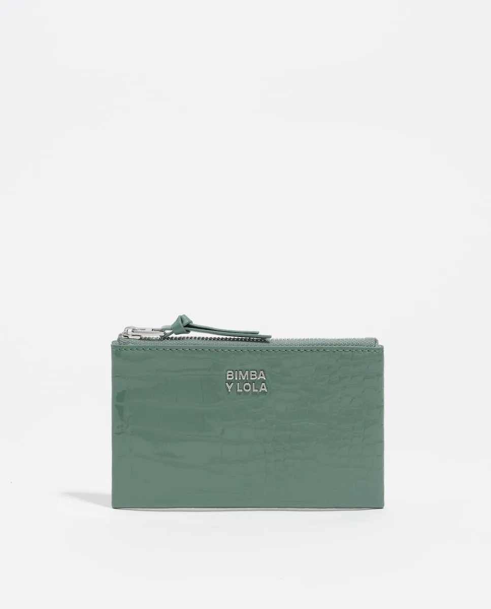 Женский кошелек с текстурой и блеском, пастельно-зеленый Bimba y Lola
Женский кошелек с текстурой и блеском, пастельно-зеленый Bimba y Lola