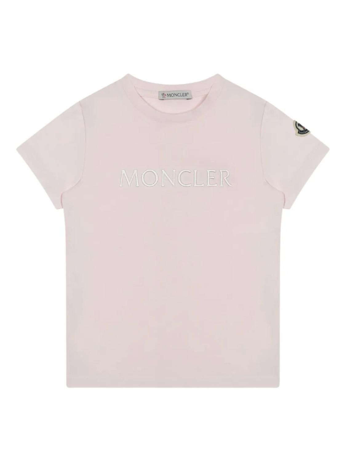 Футболка с вышитым логотипом Moncler Enfant, розовый
Футболка с вышитым логотипом Moncler Enfant, розовый