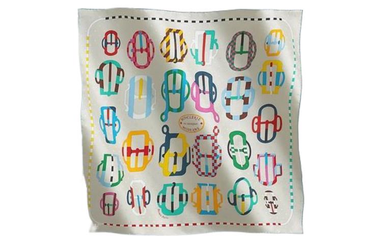 HERMES Шелковый шарф женский белый
HERMES Шелковый шарф женский белый