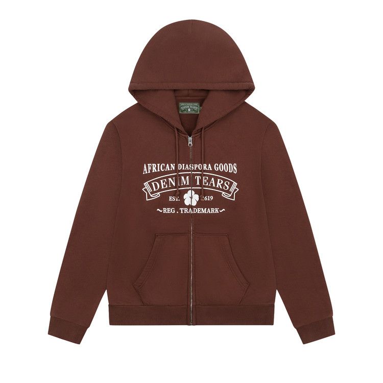 Худи Denim Tears ADG Zip Hoodie, Brown
Худи Denim Tears ADG Zip Hoodie, Brown