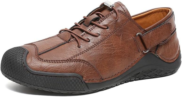 Мужские повседневные деловые туфли Легкие комфортные лоферы Кожаные оксфорды Нескользящие для ходьбы и вождения Asifn, коричневый
Мужские повседневные деловые туфли Легкие комфортные лоферы Кожаные оксфорды Нескользящие для ходьбы и вождения Asifn, коричневый