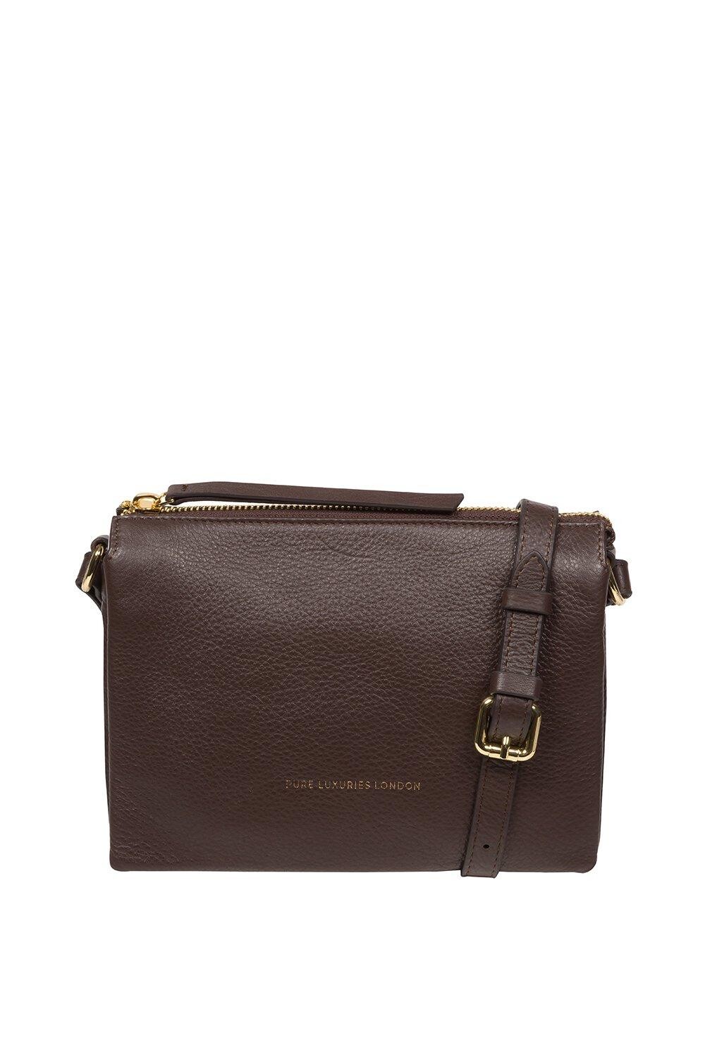 Сумка через плечо 'Niki' из кожи наппа Pure Luxuries London, коричневый
Сумка через плечо 'Niki' из кожи наппа Pure Luxuries London, коричневый