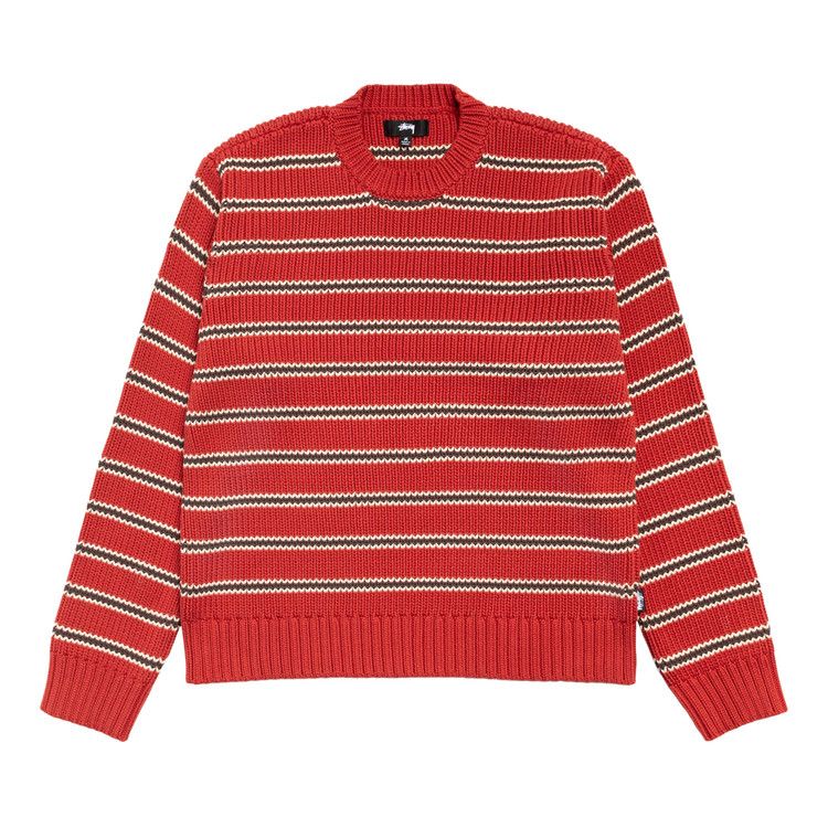 Топ Stussy Stripe Knit Crew 'Brick'
Топ Stussy Stripe Knit Crew 'Brick'