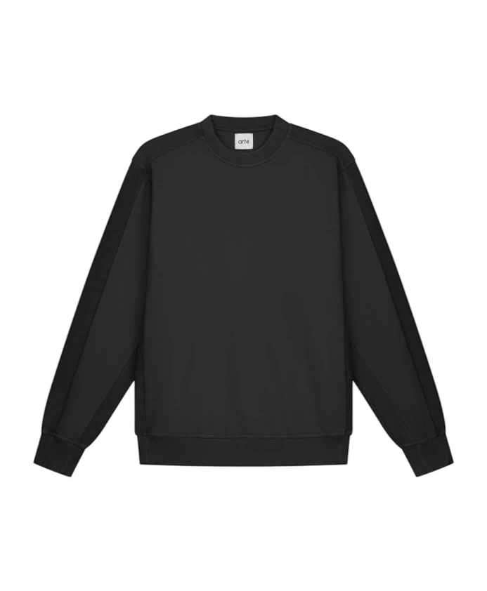 Структурированная толстовка с круглым вырезом, осенне-зимняя коллекция Arte Antwerp, черный
Структурированная толстовка с круглым вырезом, осенне-зимняя коллекция Arte Antwerp, черный