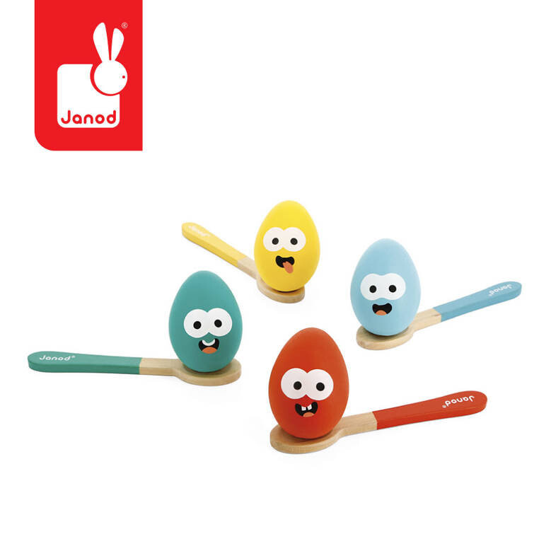 Гонки на яйцах и ложках: аркадная игра Janod 
Гонки на яйцах и ложках: аркадная игра Janod