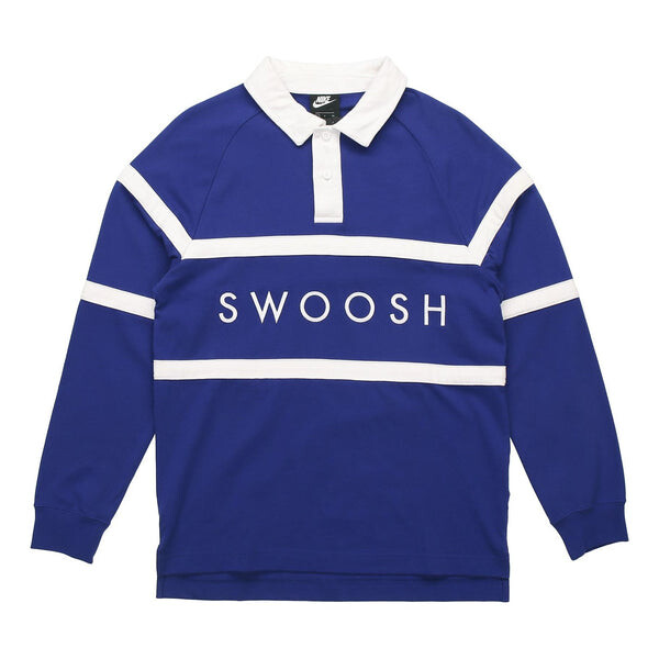 Футболка как спортивная одежда swoosh регби поло Nike, синий
Футболка как спортивная одежда swoosh регби поло Nike, синий