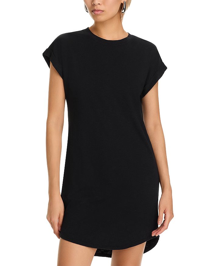 Платье-футболка с закатанными рукавами Bella Dahl, черный
Платье-футболка с закатанными рукавами Bella Dahl, черный
