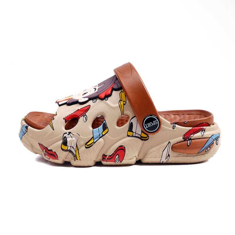 Детские шлепанцы для улицы с рисунком из мультфильмов, противоскользящие, износостойкие FCMM, хаки/коричневый
Детские шлепанцы для улицы с рисунком из мультфильмов, противоскользящие, износостойкие FCMM, хаки/коричневый