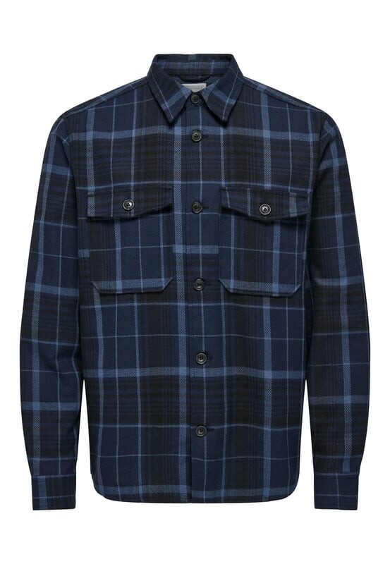 Рубашка Only & Sons, синий
Рубашка Only & Sons, синий