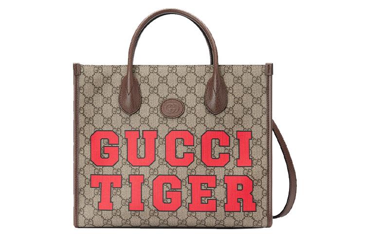 GUCCI Холщовая сумка с кожаными ручками унисекс
GUCCI Холщовая сумка с кожаными ручками унисекс