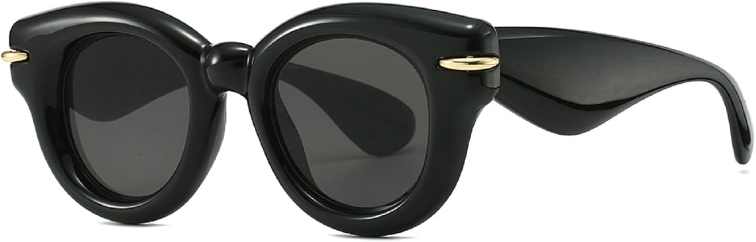 Женские модные солнцезащитные очки Y2K овальной формы конфетных цветов с ретро-заклепками. Мужские дизайнерские круглые солнцезащитные очки в стиле панк с защитой от УФ-излучения UV400 mincl, Black
Женские модные солнцезащитные очки Y2K овальной формы конфетных цветов с ретро-заклепками. Мужские дизайнерские круглые солнцезащитные очки в стиле панк с защитой от УФ-излучения UV400 mincl, Black