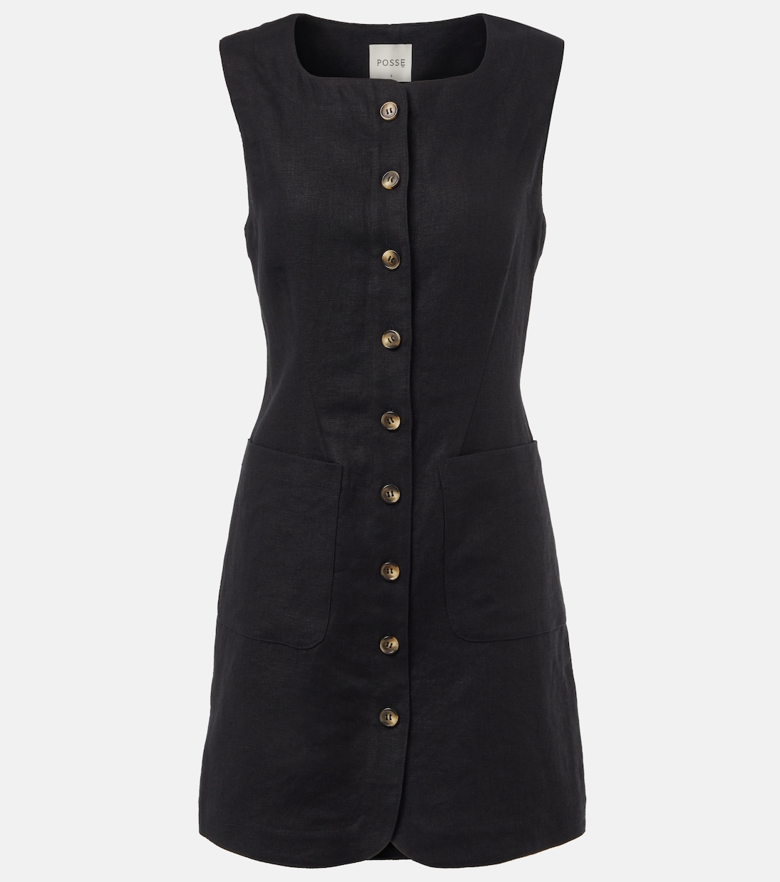 Льняное мини-платье Emma Posse, черный
Льняное мини-платье Emma Posse, черный