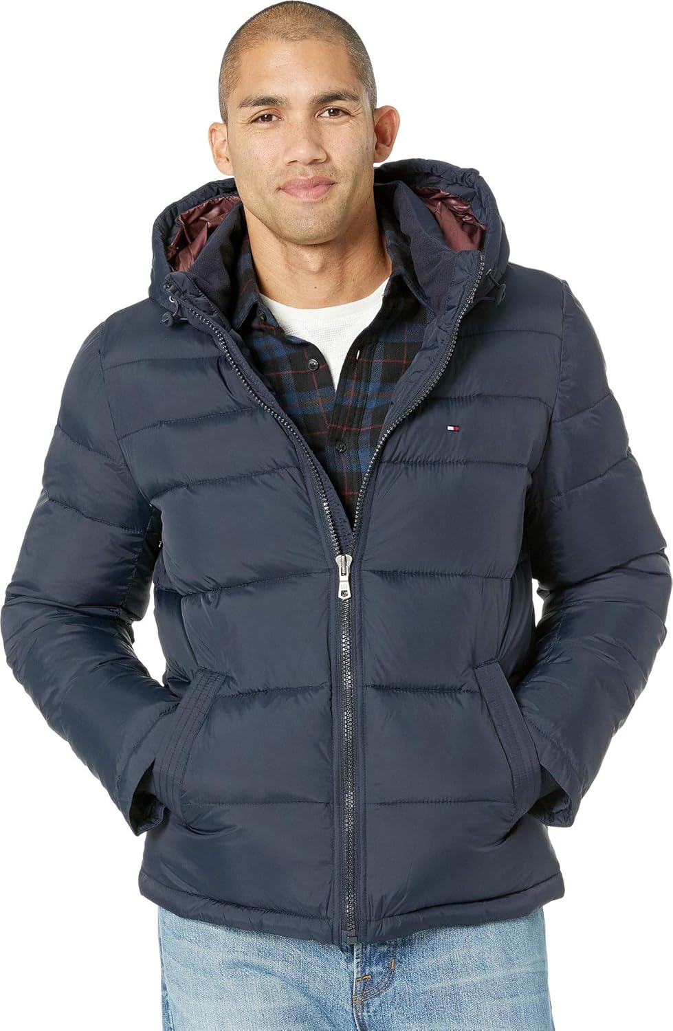 Мужская куртка-пуховик Tommy Hilfiger с капюшоном (стандартная и для больших и высоких), Midnight
Мужская куртка-пуховик Tommy Hilfiger с капюшоном (стандартная и для больших и высоких), Midnight