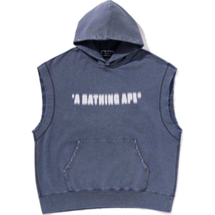 Bape Studded Garment Dye Logo безрукавка худи A BATHING APE, синий
Bape Studded Garment Dye Logo безрукавка худи A BATHING APE, синий