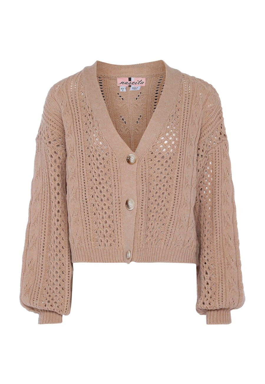 Кардиган nascita Knit Cardigan, кэмел 
Кардиган nascita Knit Cardigan, кэмел