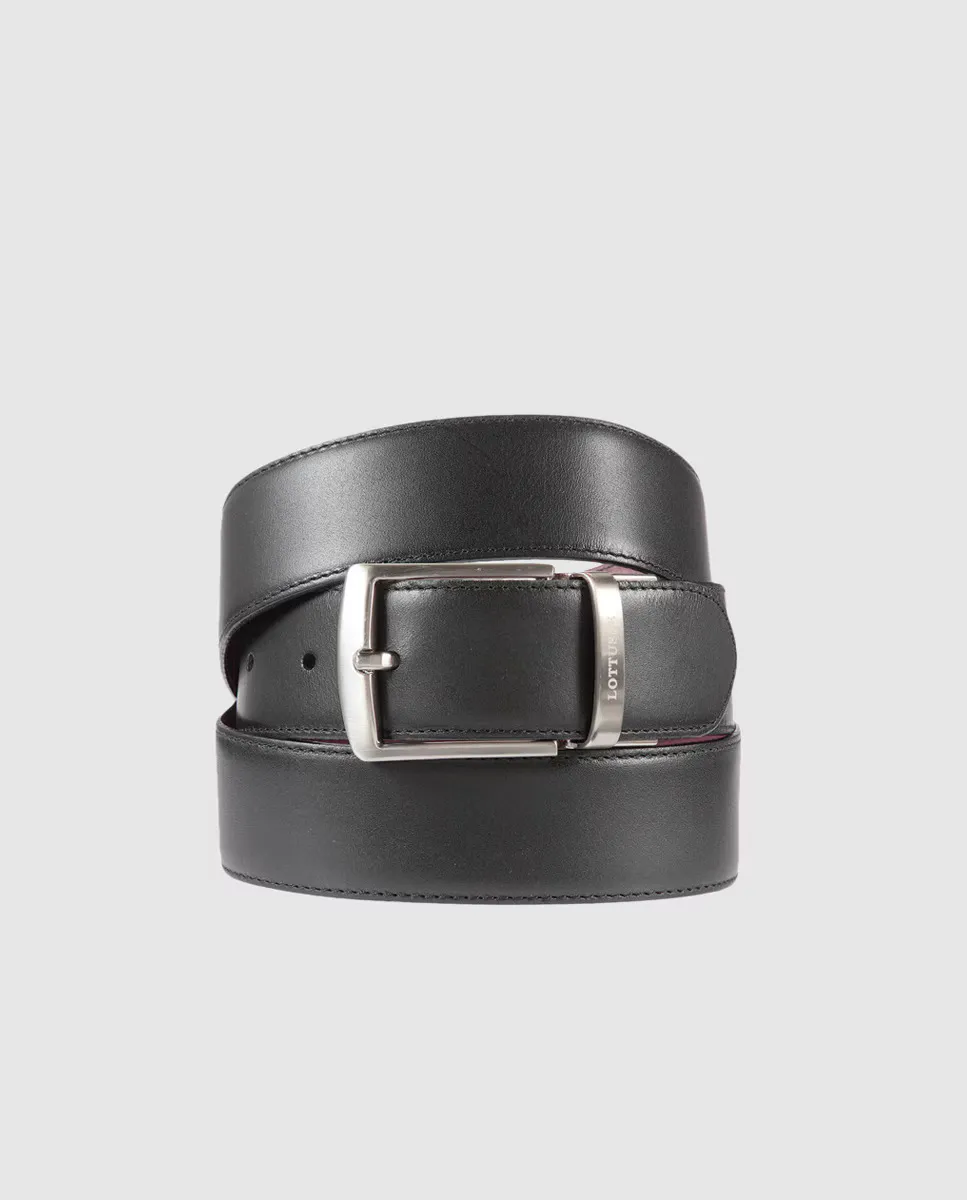 Мужской двусторонний пояс Lottusse черного и коричневого цвета, чёрный
Мужской двусторонний пояс Lottusse черного и коричневого цвета, чёрный