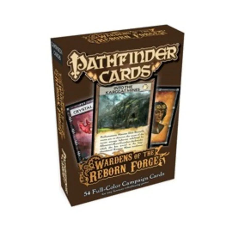 Бокс-сет Campaign Cards - Wardens of the Reborn Forge, Pathfinder Roleplaying Game (1st Edition) - Pathfinder Cards - Assorted
Бокс-сет Campaign Cards - Wardens of the Reborn Forge, Pathfinder Roleplaying Game (1st Edition) - Pathfinder Cards - Assorted
