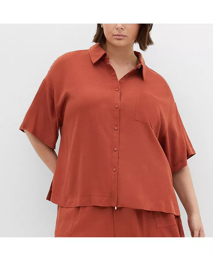 Женская рубашка Lyana CITY CHIC, коричневый/бежевый
Женская рубашка Lyana CITY CHIC, коричневый/бежевый