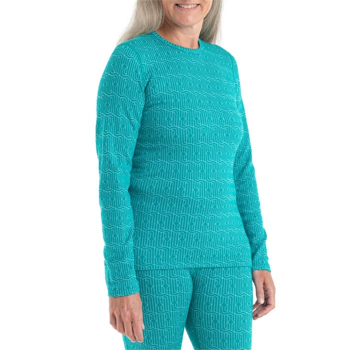 Свитер с длинными рукавами из шерсти мериноса 260 Vertex - женский Icebreaker, Flux Green/Snow
Свитер с длинными рукавами из шерсти мериноса 260 Vertex - женский Icebreaker, Flux Green/Snow