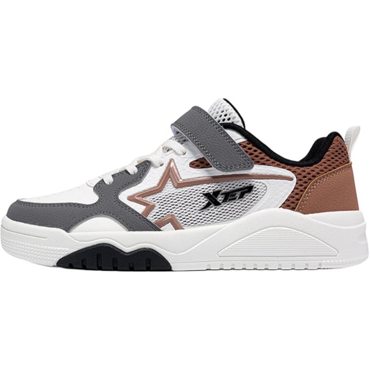 Нескользящие износостойкие низкие детские кроссовки для скейтбординга для подростков XTEP, белый/коричневый
Нескользящие износостойкие низкие детские кроссовки для скейтбординга для подростков XTEP, белый/коричневый