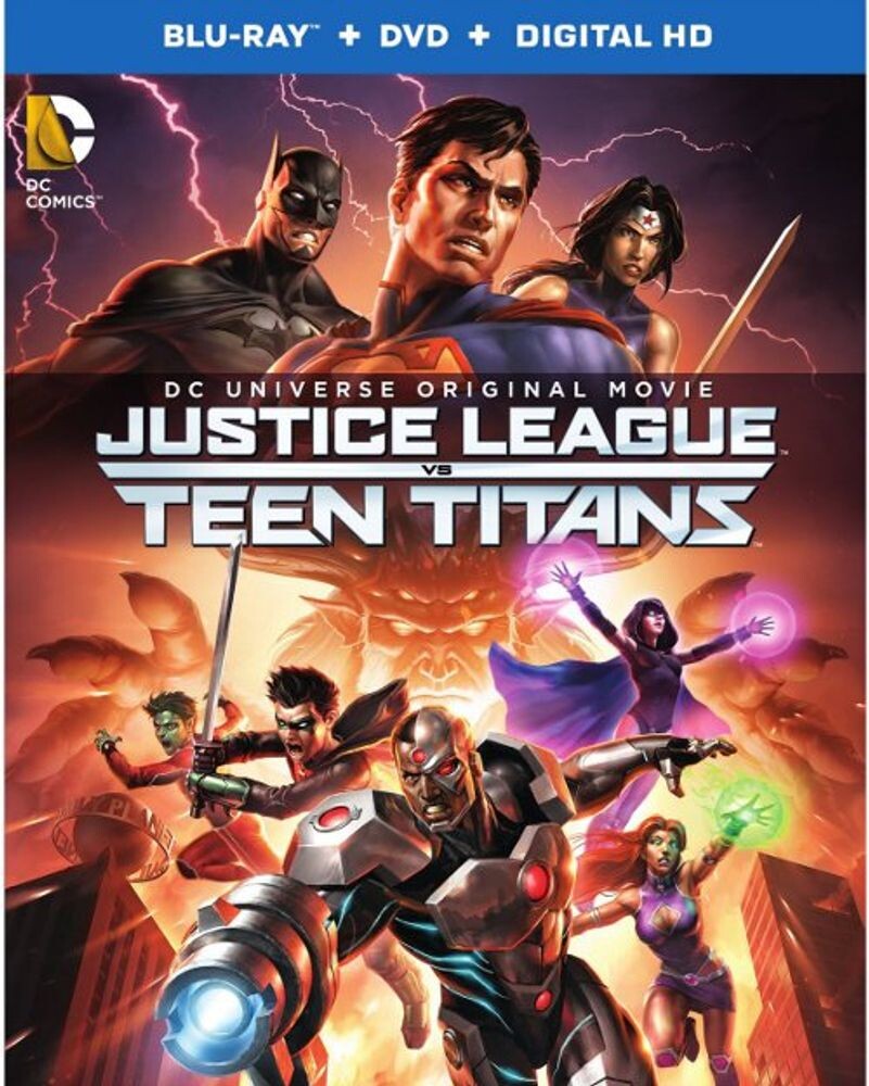Диск Blu-ray Justice League Vs Teen Titans
Диск Blu-ray Justice League Vs Teen Titans