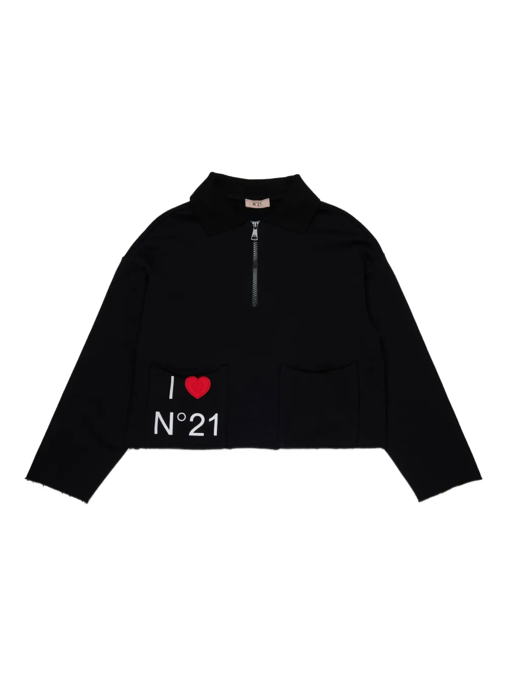 Толстовка с воротником на молнии Nº21 Kids, черный
Толстовка с воротником на молнии Nº21 Kids, черный