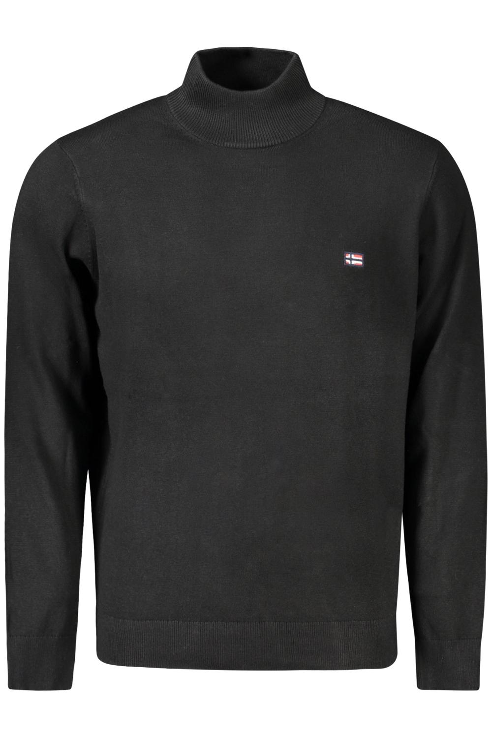 Свитер мужской Norway 1963 с высоким воротом и вышитым логотипом, черный
Свитер мужской Norway 1963 с высоким воротом и вышитым логотипом, черный