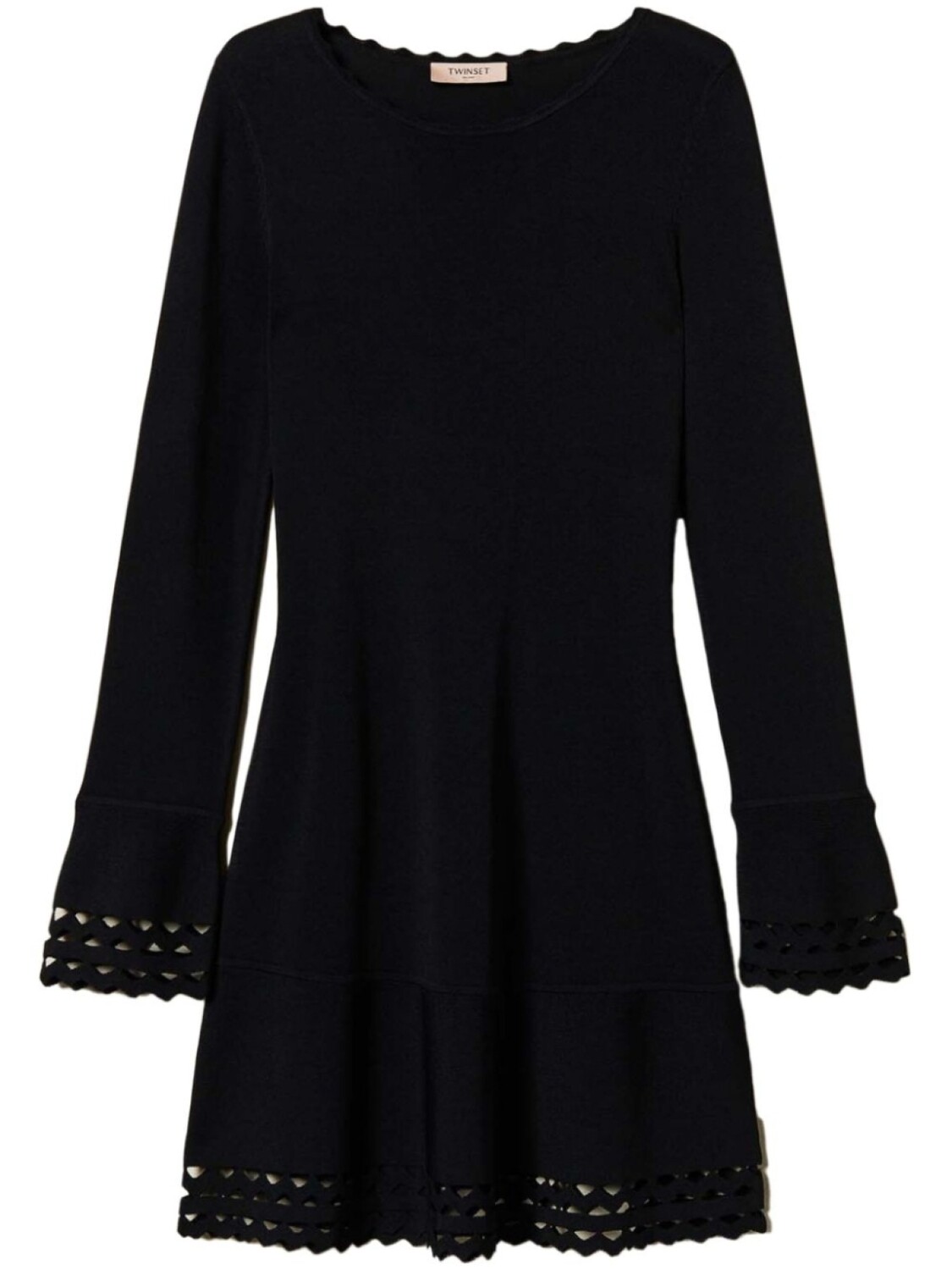 TWINSET платье с фестонами, черный
TWINSET платье с фестонами, черный