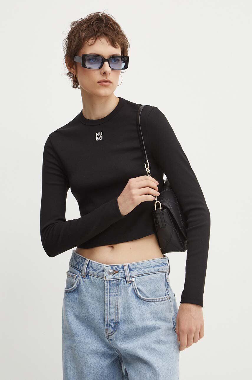 Рубашка HUGO с длинными рукавами, черный
Рубашка HUGO с длинными рукавами, черный