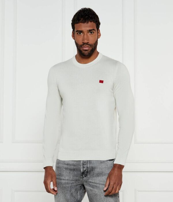 Свитер мужской Hugo хлопковый облеющий, экрю
Свитер мужской Hugo хлопковый облеющий, экрю