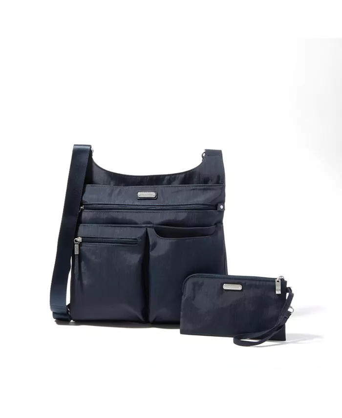 Сумка-кроссбоди On Track с молнией Baggallini, синий
Сумка-кроссбоди On Track с молнией Baggallini, синий