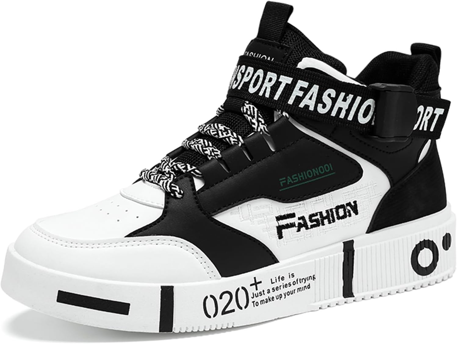 Мужские модные кроссовки SPWAGYM, высокие скейт-обувь, стильные кроссовки, повседневные спортивные кроссовки для ходьбы, белый/черный
Мужские модные кроссовки SPWAGYM, высокие скейт-обувь, стильные кроссовки, повседневные спортивные кроссовки для ходьбы, белый/черный