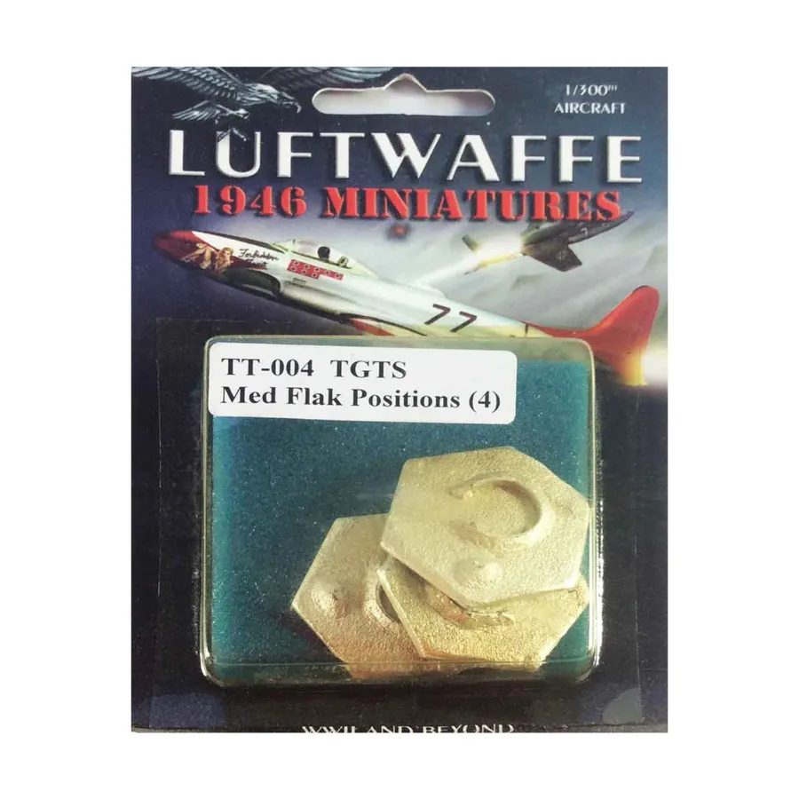 Средние зенитные позиции, Luftwaffe 1946 Miniatures - Target Terrain (1:300)
Средние зенитные позиции, Luftwaffe 1946 Miniatures - Target Terrain (1:300)
