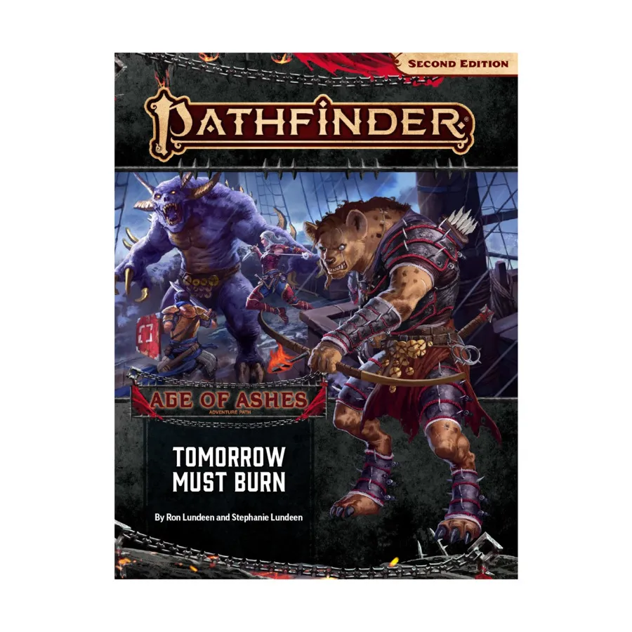 #147 "Age of Ashes #3 - Tomorrow Must Burn", Pathfinder Roleplaying Game (2nd Edition) - Adventure Path #145 - #174, мягкая обложка
#147 "Age of Ashes #3 - Tomorrow Must Burn", Pathfinder Roleplaying Game (2nd Edition) - Adventure Path #145 - #174, мягкая обложка