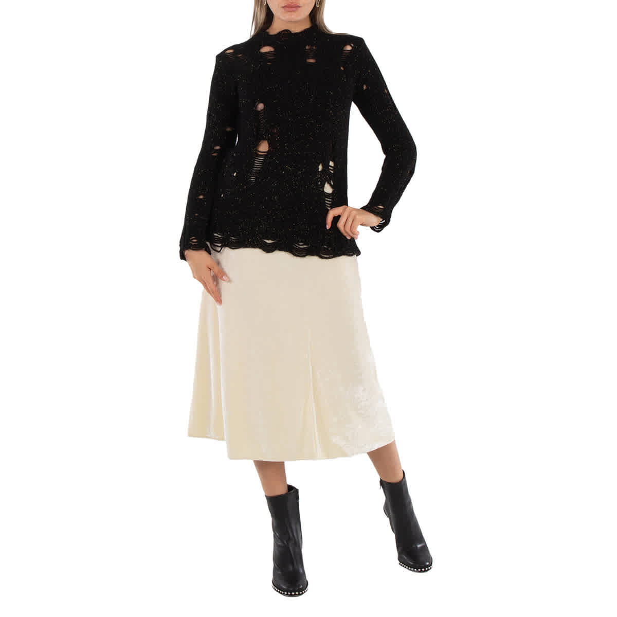 Jil Sander Женская Космическая Латте Низкая талия Бархат Трапеция Миди юбка, Брендовый размер 34 (Американский размер 2), Cosmic Latte
Jil Sander Женская Космическая Латте Низкая талия Бархат Трапеция Миди юбка, Брендовый размер 34 (Американский размер 2), Cosmic Latte