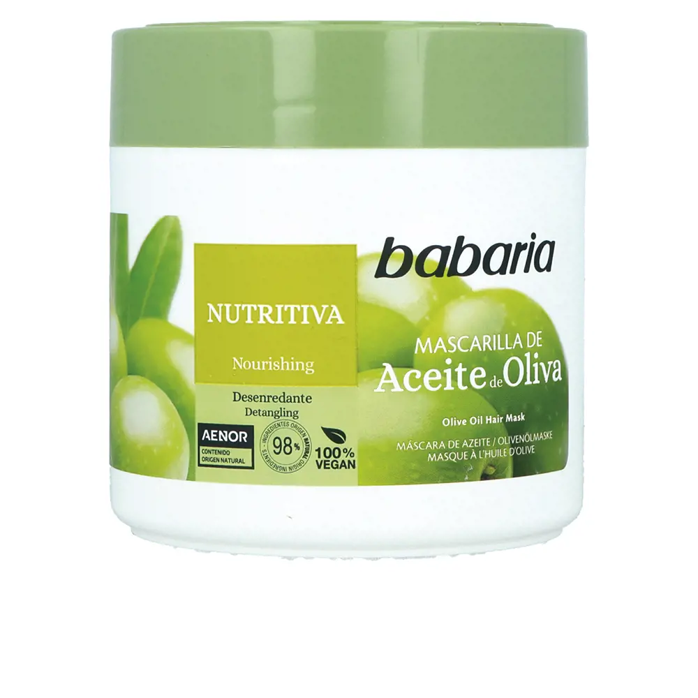 Маска для волос Aceite de oliva mascarilla nutritiva capilar Babaria, 400 мл.
Маска для волос Aceite de oliva mascarilla nutritiva capilar Babaria, 400 мл.