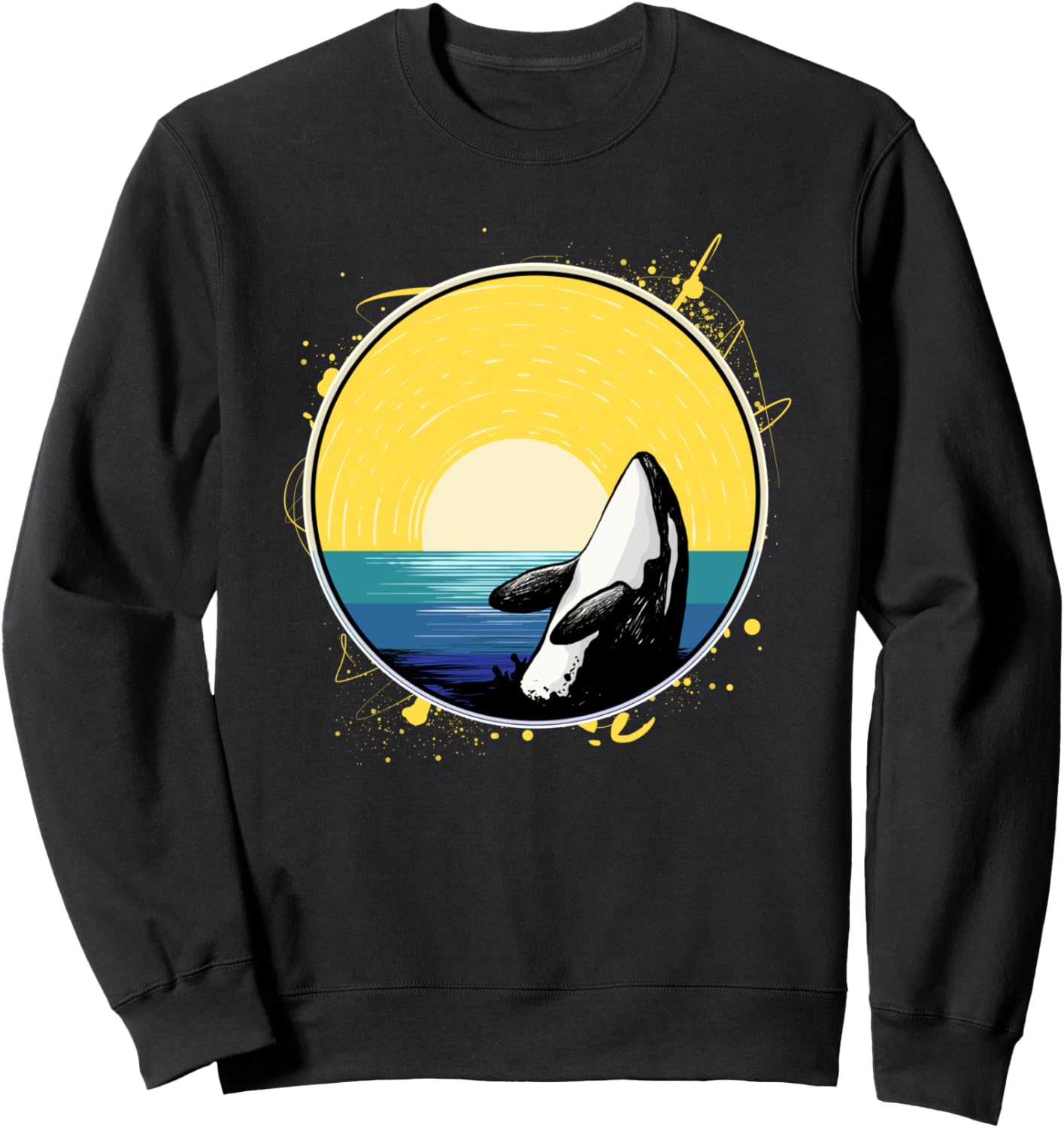 Толстовка с изображением косатки в подарок на закате Orca'S Gift, черный
Толстовка с изображением косатки в подарок на закате Orca'S Gift, черный