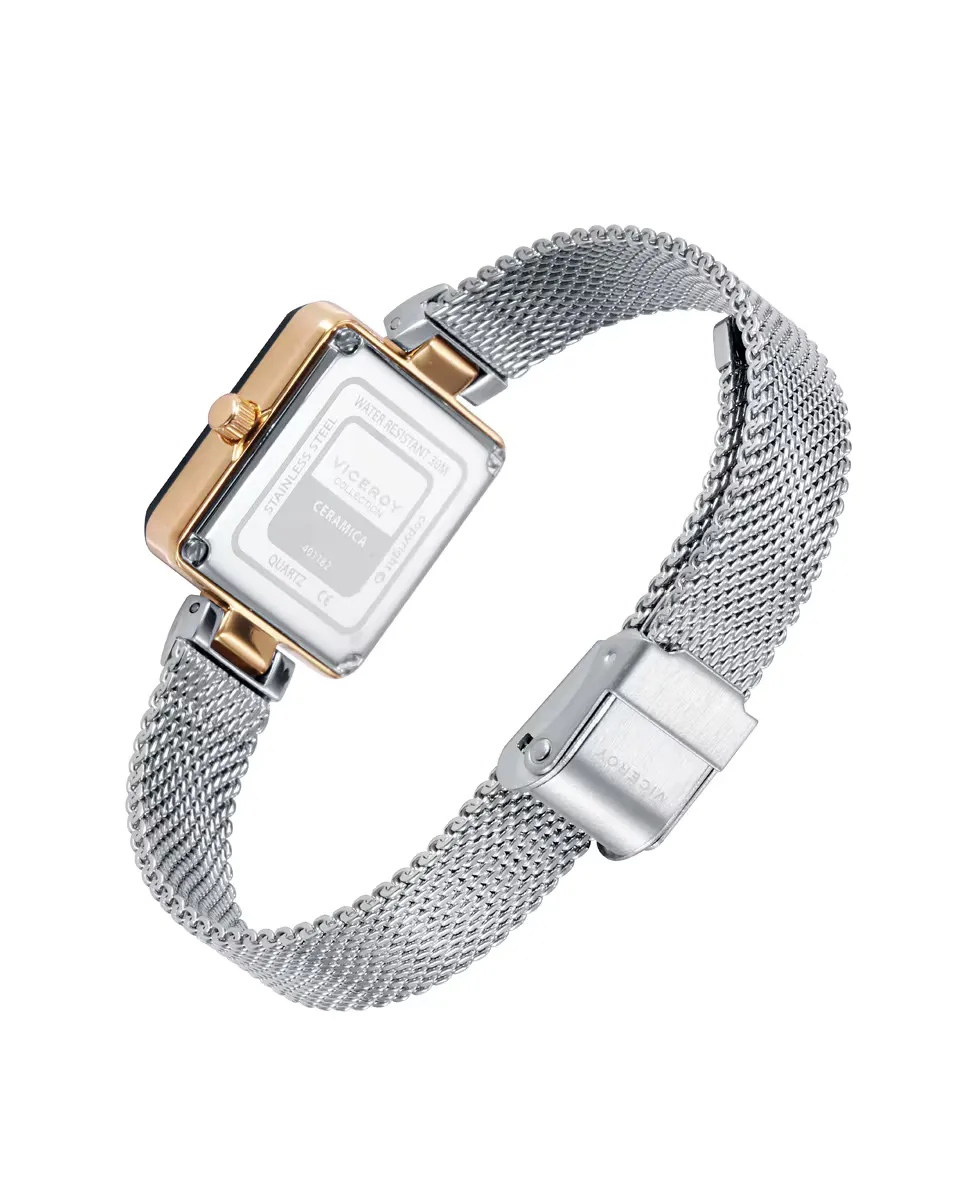 Керамические женские часы с золотым корпусом Ip и миланской стальной сеткой Viceroy, мультиколор
Керамические женские часы с золотым корпусом Ip и миланской стальной сеткой Viceroy, мультиколор