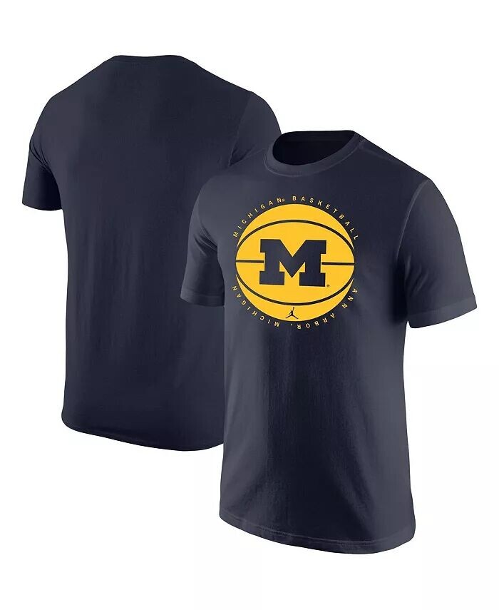 Мужская темно-синяя футболка Michigan Wolverines Basketball Team Issue Jordan
Мужская темно-синяя футболка Michigan Wolverines Basketball Team Issue Jordan