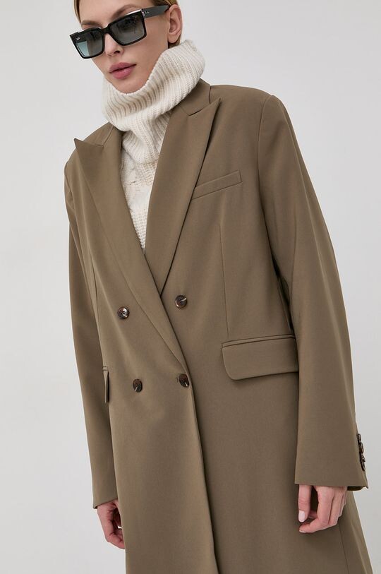 Пальто Samsoe Samsoe Samsoe Samsoe, зеленый 
Пальто Samsoe Samsoe Samsoe Samsoe, зеленый
