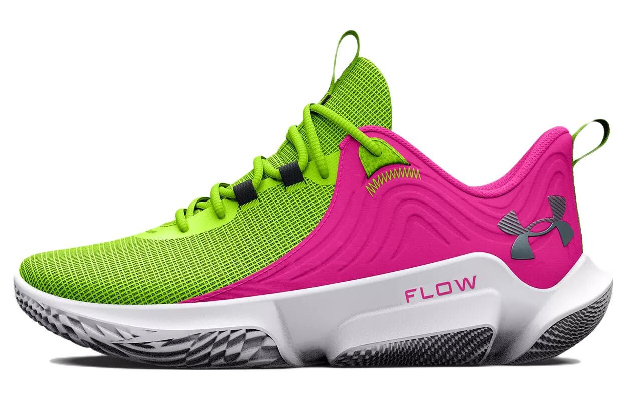 Баскетбольные кроссовки Flow FUTR X 2 унисекс с низким верхом розового/зеленого цвета Under Armour
Баскетбольные кроссовки Flow FUTR X 2 унисекс с низким верхом розового/зеленого цвета Under Armour