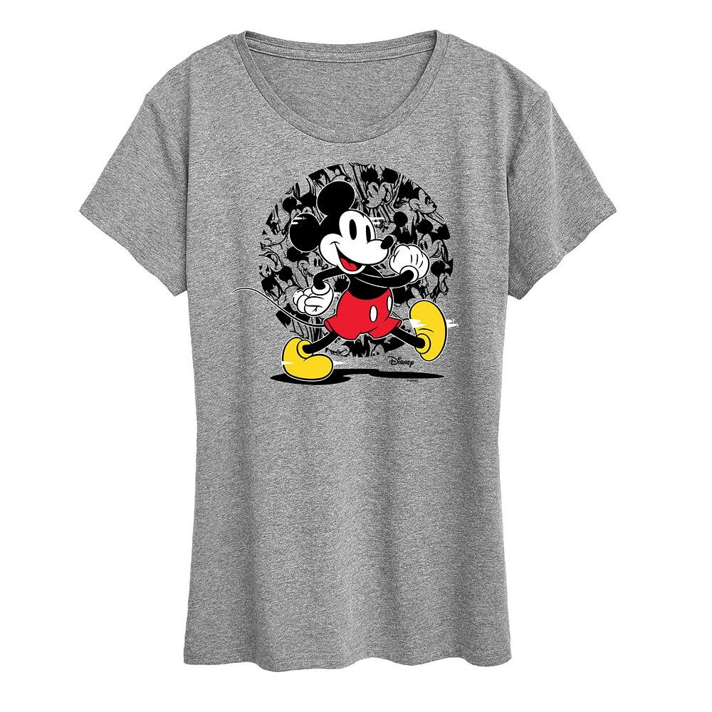 Женская футболка с рисунком Микки Мауса Disney's и графическим рисунком, цвет Heather Gray
Женская футболка с рисунком Микки Мауса Disney's и графическим рисунком, цвет Heather Gray