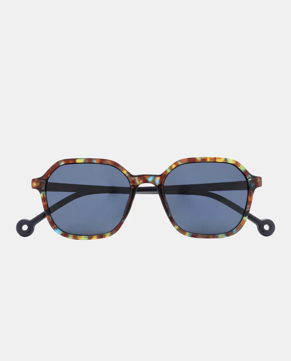 Солнцезащитные очки унисекс в геометрической форме синего цвета с поляризованными линзами Parafina, коричневый 
Солнцезащитные очки унисекс в геометрической форме синего цвета с поляризованными линзами Parafina, коричневый