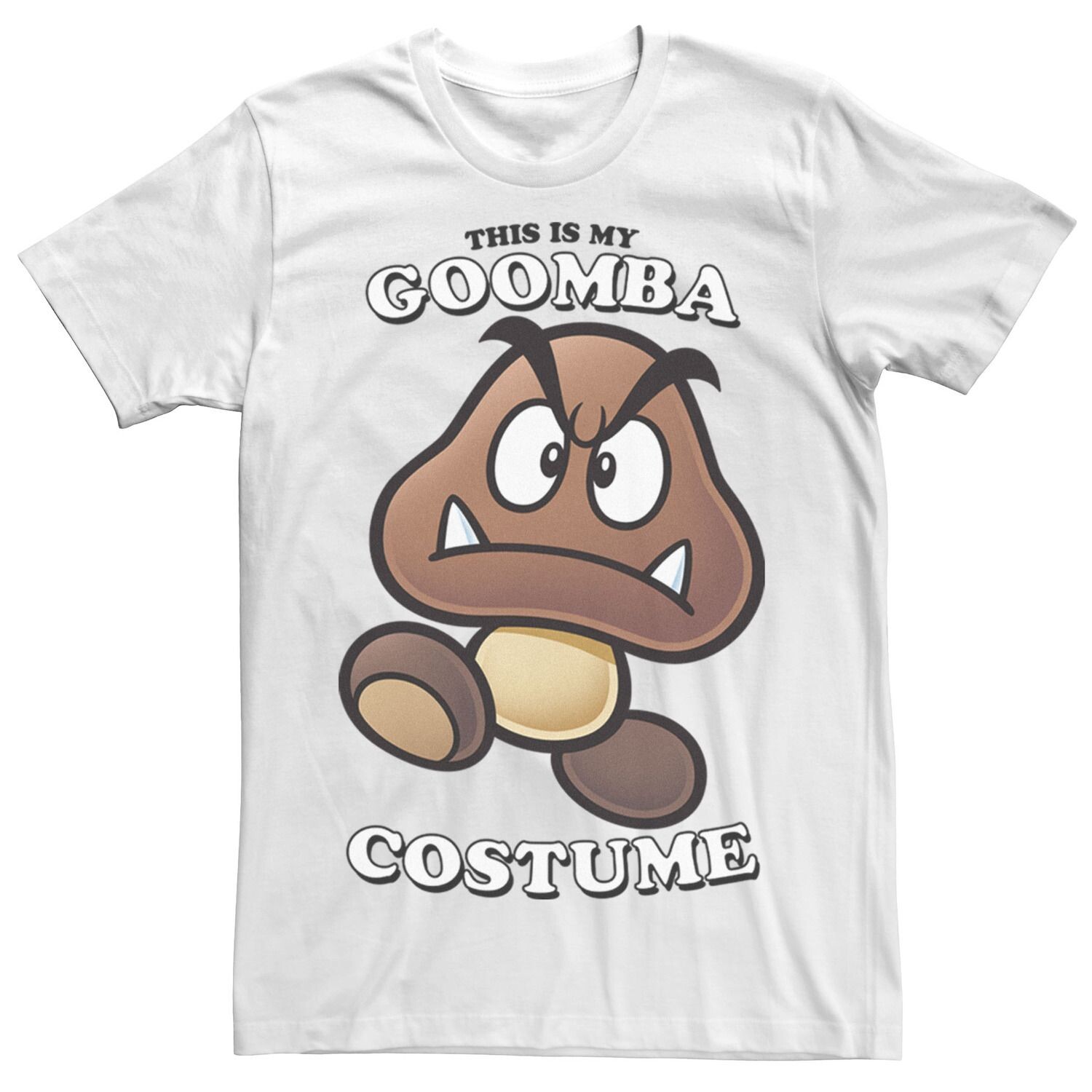 Мужская костюмированная футболка Nintendo Super Mario This Is My Goomba Licensed Character
Мужская костюмированная футболка Nintendo Super Mario This Is My Goomba Licensed Character