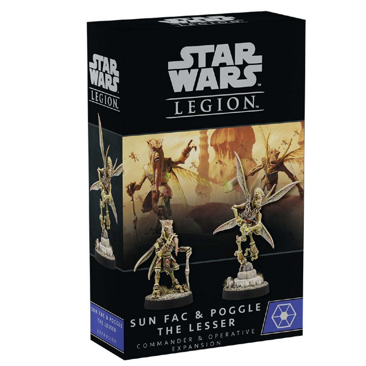 Миниатюра Star Wars Legion: Sun Fac & Poggle the Lesser - Commander & Operative Expansion
Миниатюра Star Wars Legion: Sun Fac & Poggle the Lesser - Commander & Operative Expansion