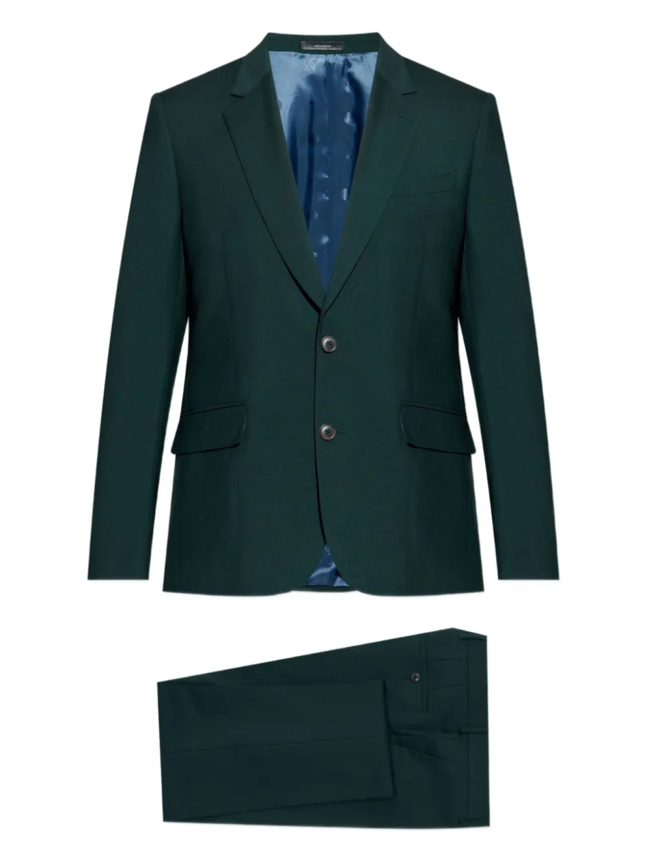 Однобортный костюм из двух частей Paul Smith, зеленый
Однобортный костюм из двух частей Paul Smith, зеленый